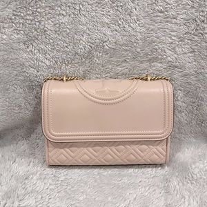 tory Burch Fleming small shell pink
